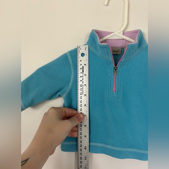 Vintage L.L. Bean Fleece Jacket 3-6 Months Baby Blue - Picture 2 of 5